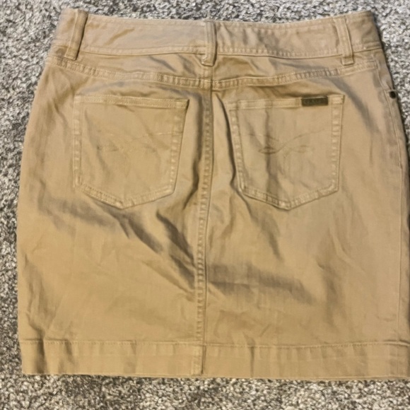 Chaps Khaki Skirt - Picture 3 of 6